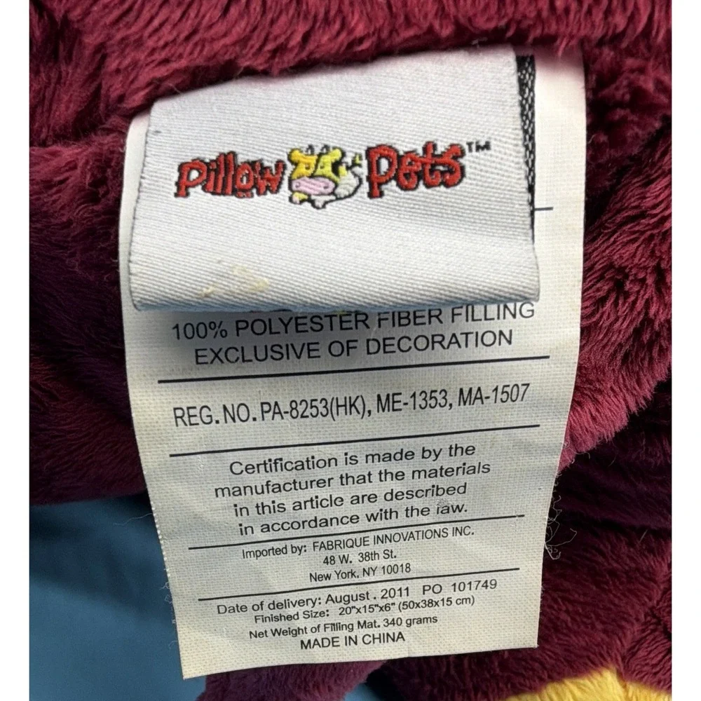 Arizona State Sun Devils ASU Sparky Mascot Pillow Pet Plush Folding Cushion NCAA